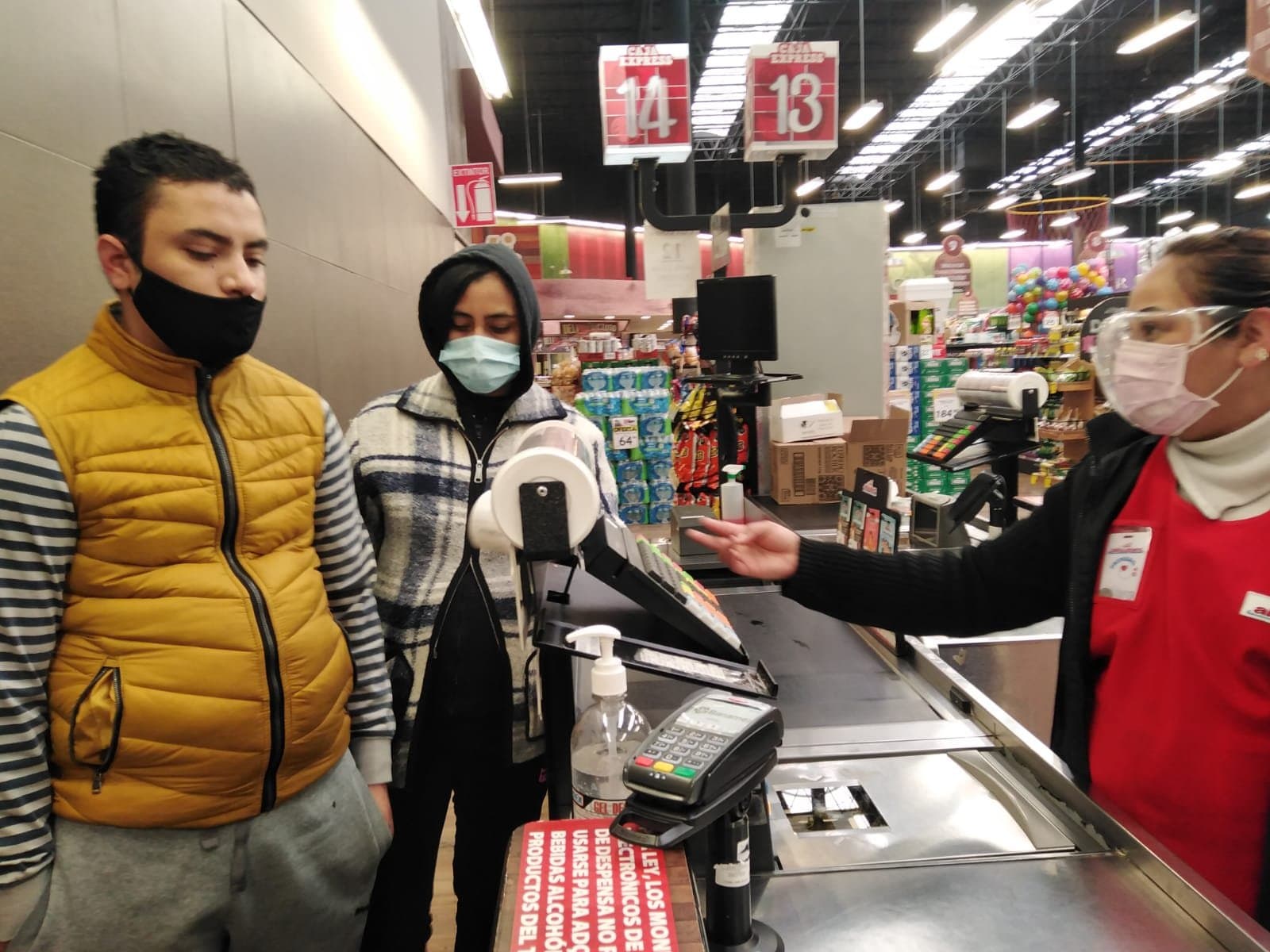 Compras en la carnicería